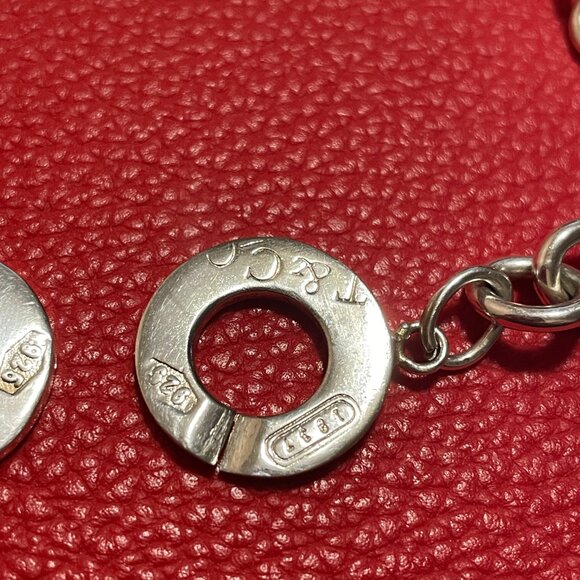 Tiffany & Co Silver 1837 Interlocking Circle Link Necklace - Picture 7 of 10